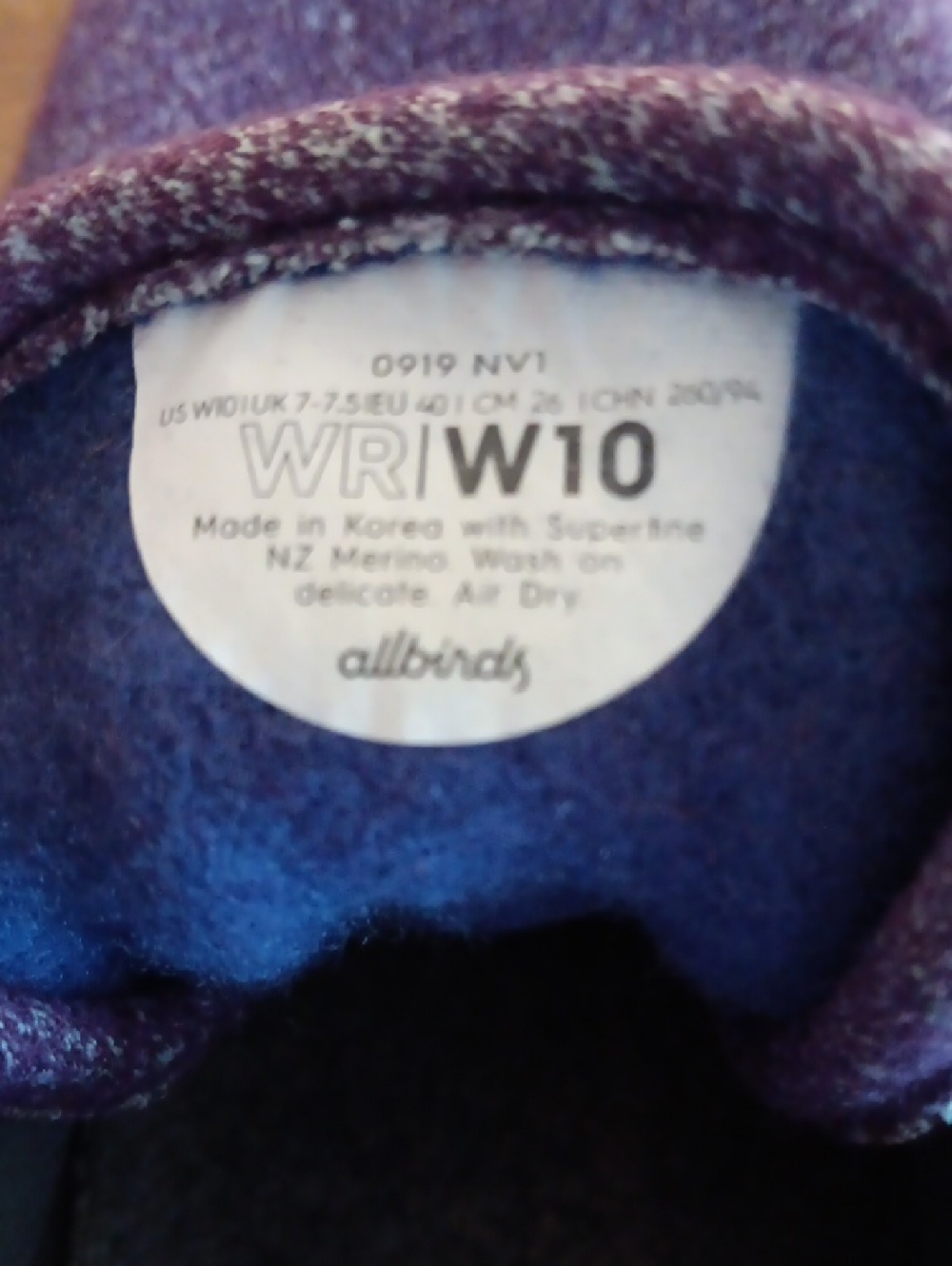 Allbirds Wool Runner Comfort Athletic Shoes - Picture 16 of 16